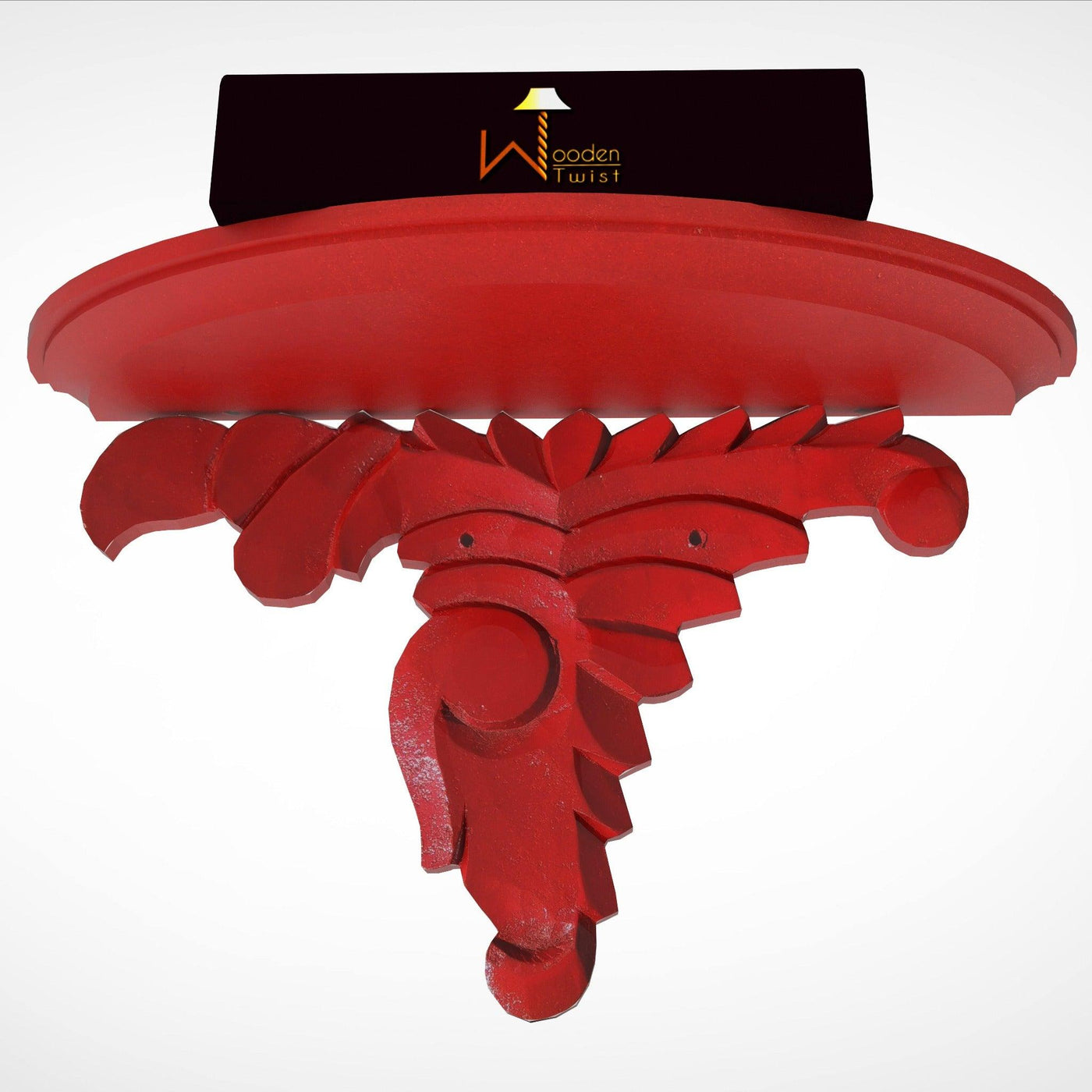 Buy Wooden Wall Bracket/Rack (Pack of 2) OnlineWall bracketWoodenTwist