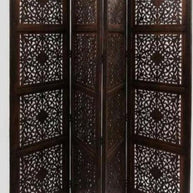 Wooden Partition Screen Room Divider in 4 Panel - WoodenTwist