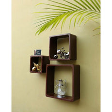 Square Nesting MDF Wall Shelves - WoodenTwist