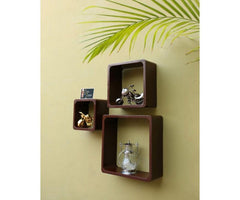 Square Nesting MDF Wall Shelves - WoodenTwist