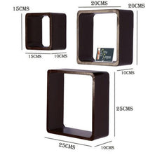 Square Nesting MDF Wall Shelves - WoodenTwist