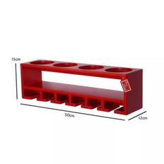 Unique Wooden Bottle Rack, 4 Bottles Holder Wall Shelves - WoodenTwist
