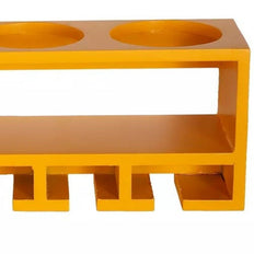 Unique Wooden Bottle Rack, 4 Bottles Holder Wall Shelves - WoodenTwist