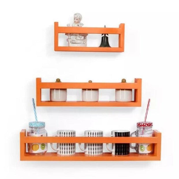 Wooden Wall Decor Multipurpose Kitchen Wall Rack - WoodenTwist