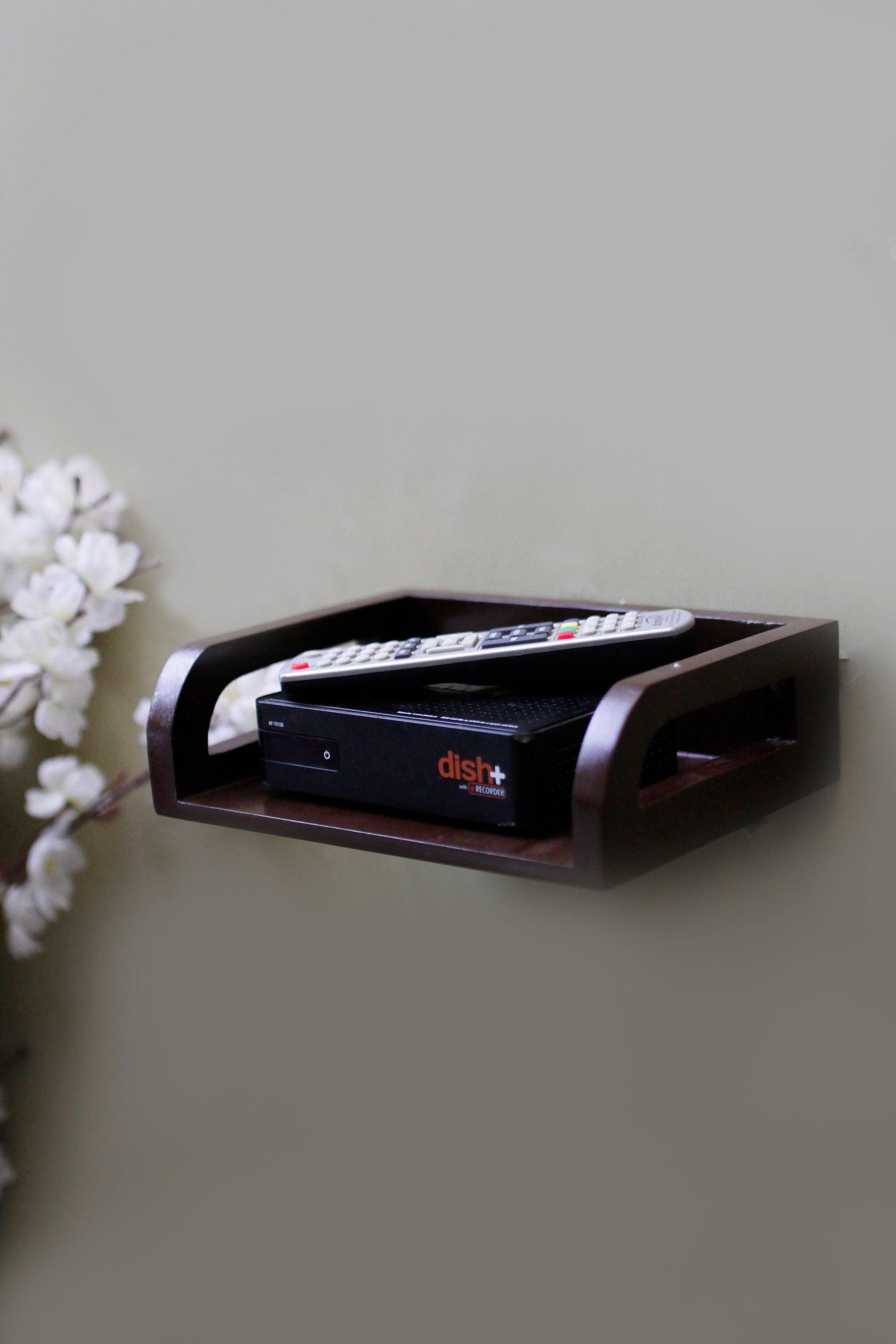 Wooden Beautiful Design Set top box Wall Shelf - WoodenTwist