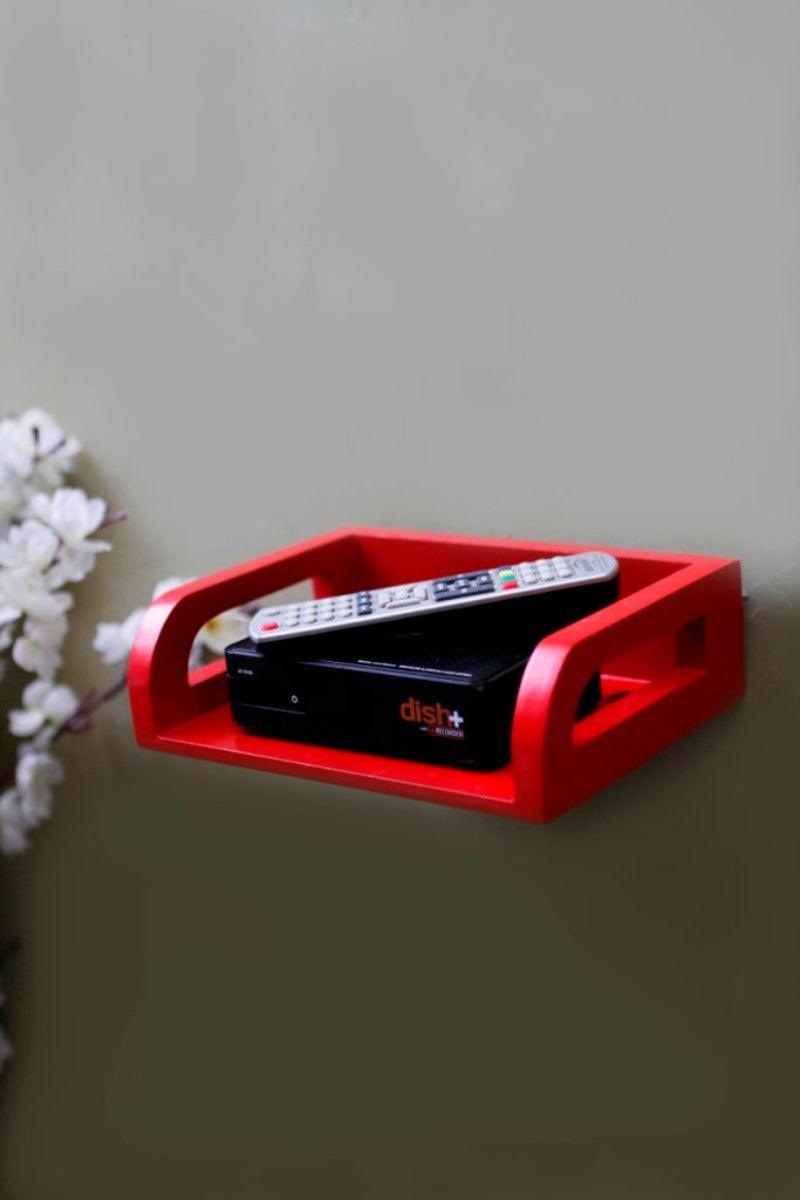 Wooden Beautiful Design Set top box Wall Shelf - WoodenTwist