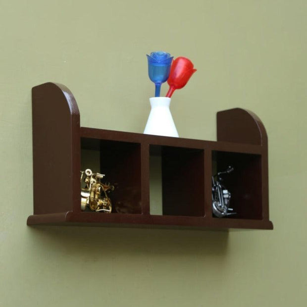 Wooden Beautiful Designer Kitchen Wall Shelves Rack - WoodenTwist