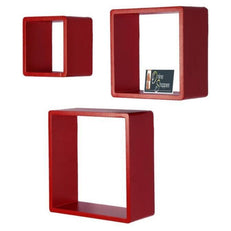 Square Nesting MDF Wall Shelves - WoodenTwist