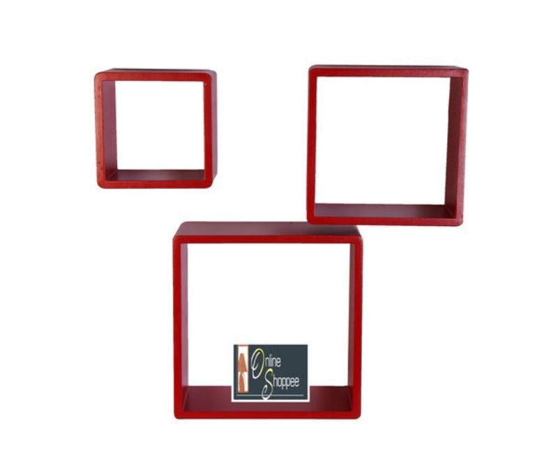 Square Nesting MDF Wall Shelves - WoodenTwist