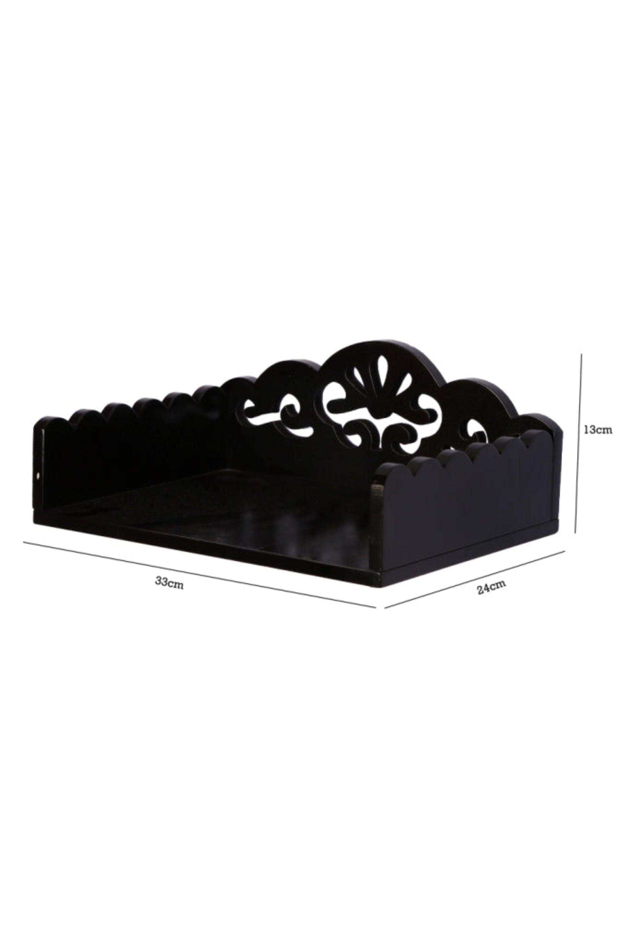 Wooden Beautiful Design Set top box Wall Shelf - WoodenTwist