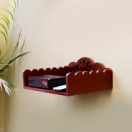 Wooden Beautiful Design Set top box Wall Shelf - WoodenTwist
