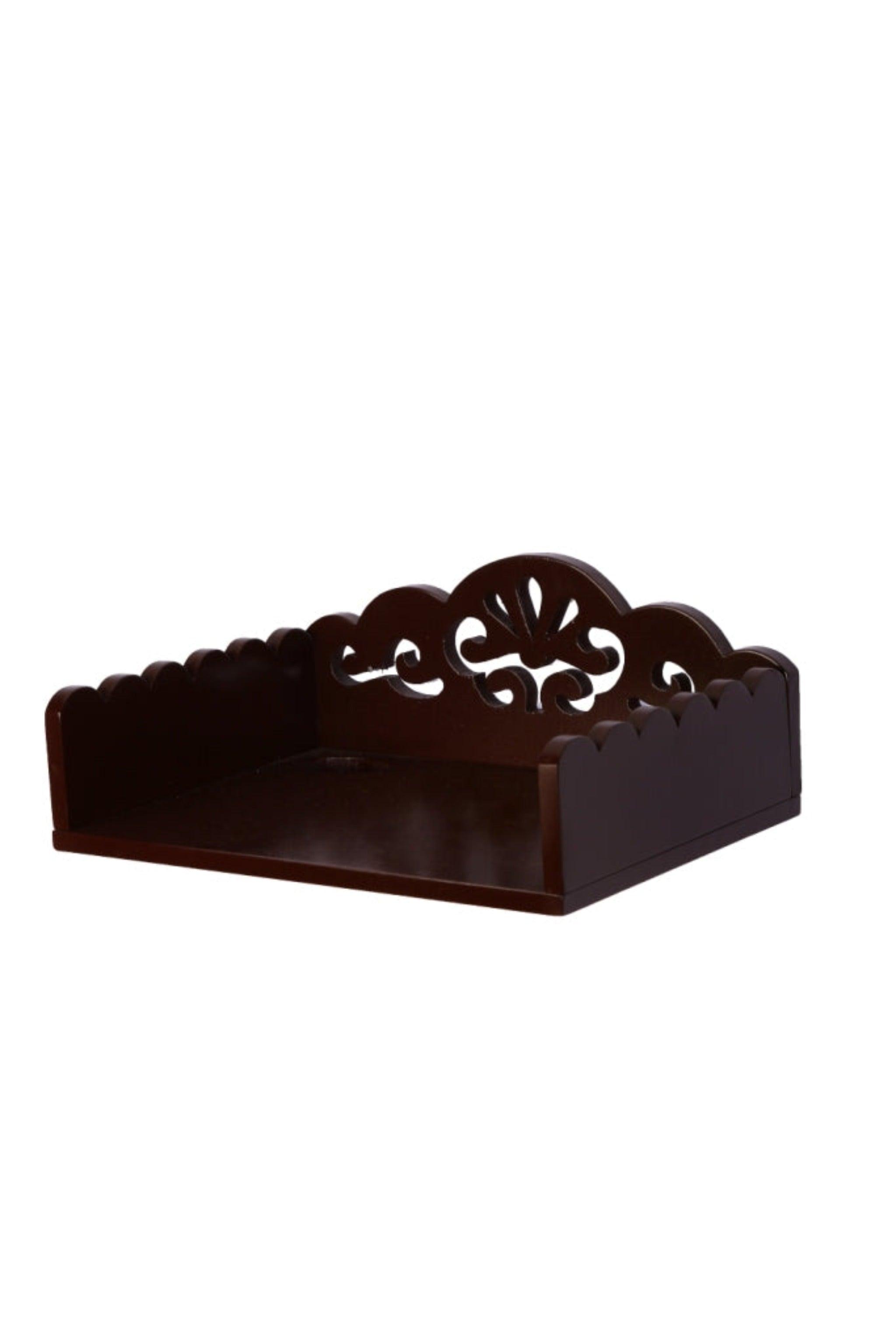 Wooden Beautiful Design Set top box Wall Shelf - WoodenTwist