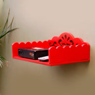 Wooden Beautiful Design Set top box Wall Shelf - WoodenTwist