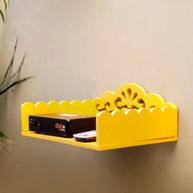 Wooden Beautiful Design Set top box Wall Shelf - WoodenTwist