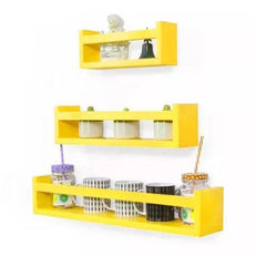 Wooden Wall Decor Multipurpose Kitchen Wall Rack - WoodenTwist