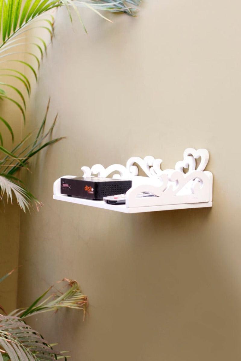 Wooden Beautiful Design Set top box Wall Shelf - WoodenTwist