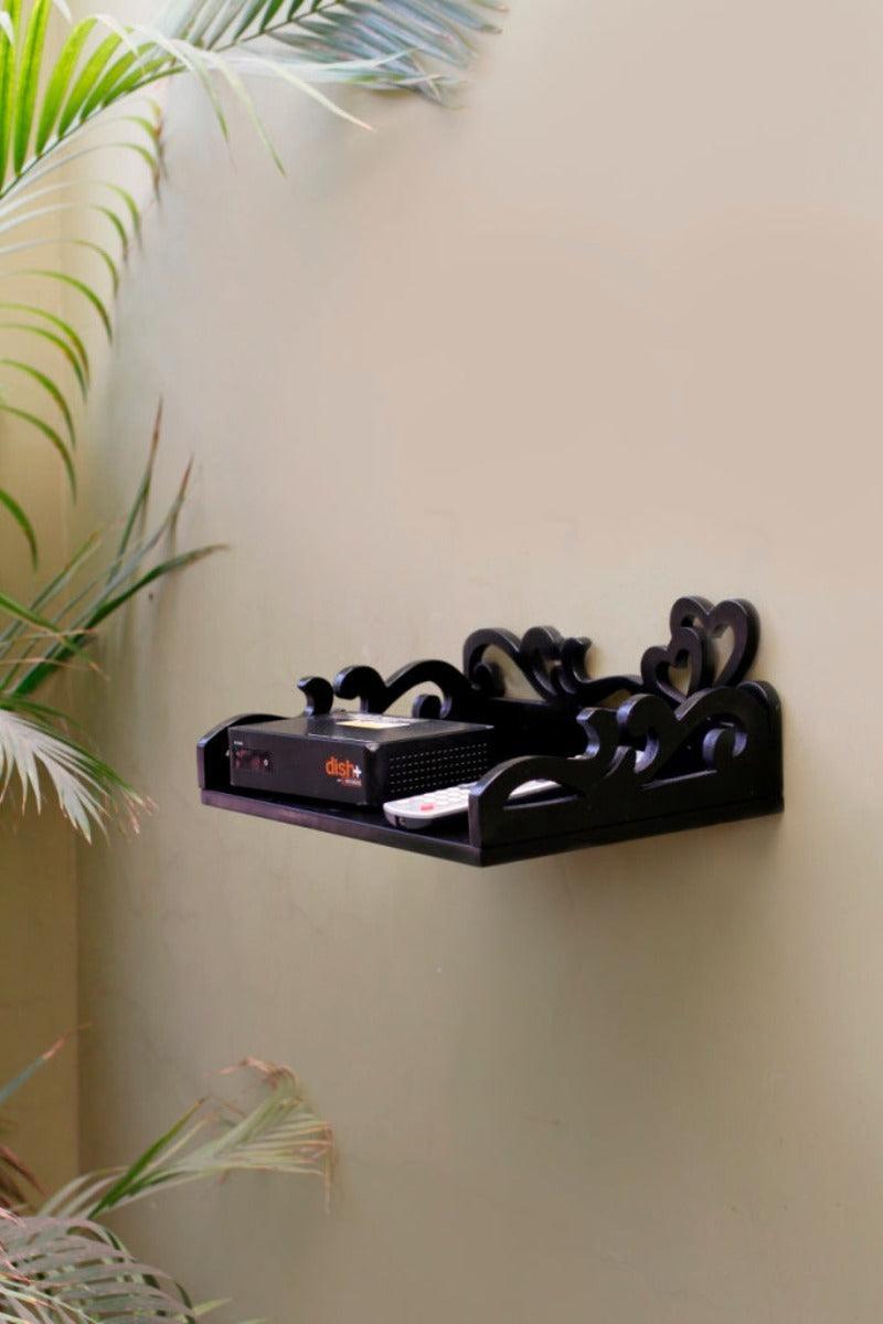 Wooden Beautiful Design Set top box Wall Shelf - WoodenTwist