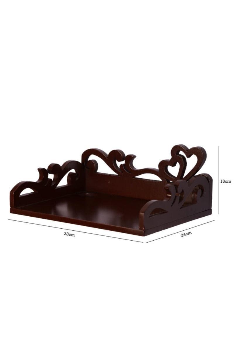 Wooden Beautiful Design Set top box Wall Shelf - WoodenTwist