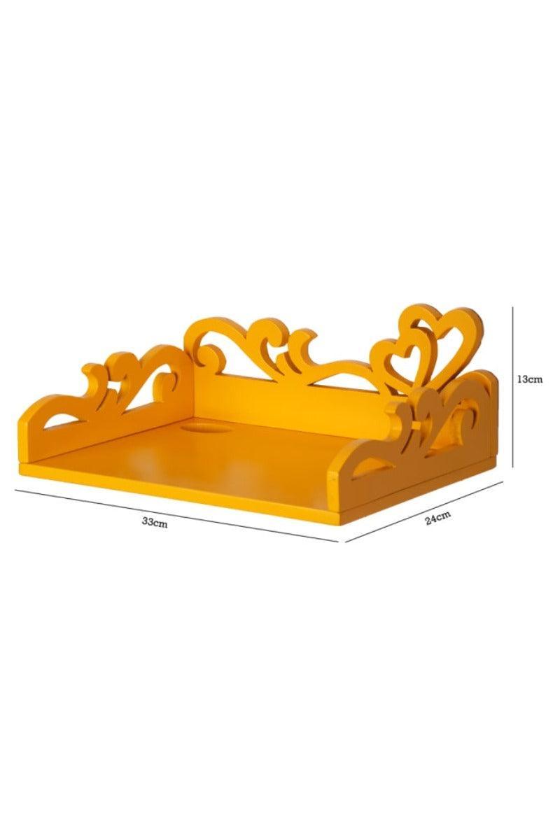 Wooden Beautiful Design Set top box Wall Shelf - WoodenTwist