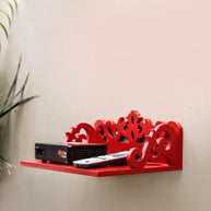 Wooden Beautiful Design Set top box Wall Shelf - WoodenTwist