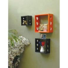 Wooden Floating Wall Shelves Set of 3 - WoodenTwist