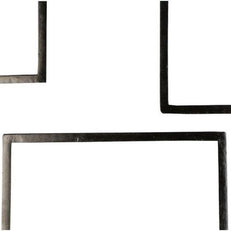 Wooden Square Nesting Floating Wall Shelves Set of 3 - WoodenTwist