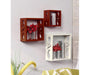 Wooden Square Nesting Floating Wall Shelves Set of 3 - WoodenTwist
