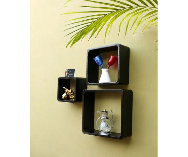 Square Nesting MDF Wall Shelves - WoodenTwist