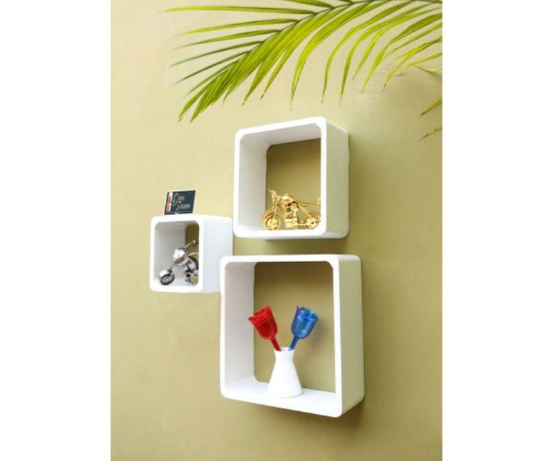 Square Nesting MDF Wall Shelves - WoodenTwist
