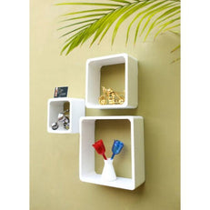 Square Nesting MDF Wall Shelves - WoodenTwist