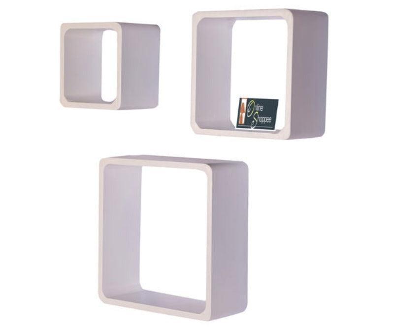 Square Nesting MDF Wall Shelves - WoodenTwist