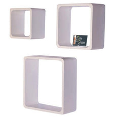 Square Nesting MDF Wall Shelves - WoodenTwist