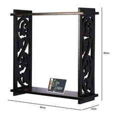 Living Room floating wall shelves