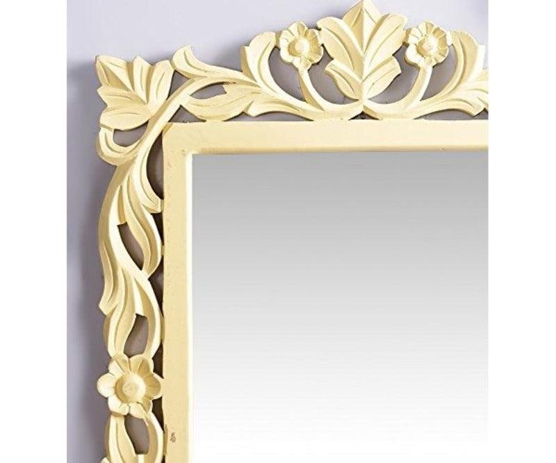 wooden mirror