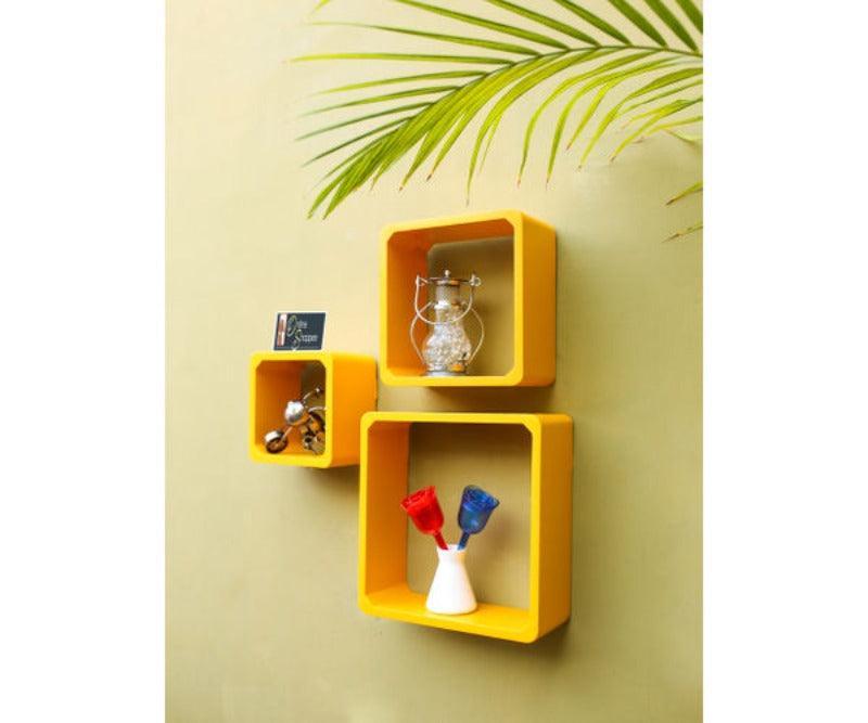 Square Nesting MDF Wall Shelves - WoodenTwist