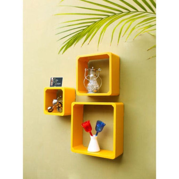 Square Nesting MDF Wall Shelves - WoodenTwist