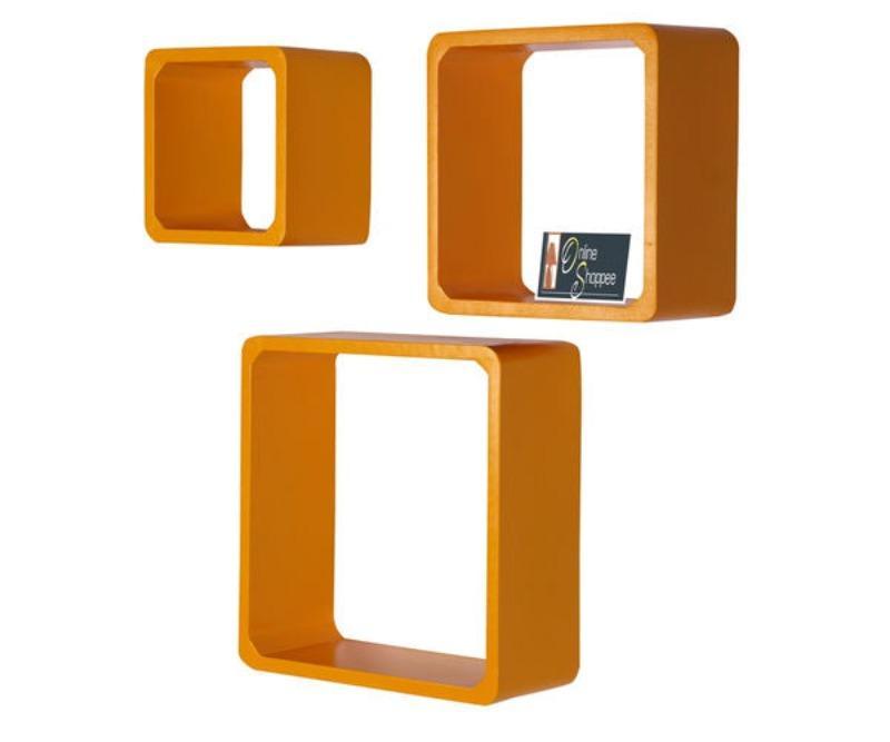 Square Nesting MDF Wall Shelves - WoodenTwist