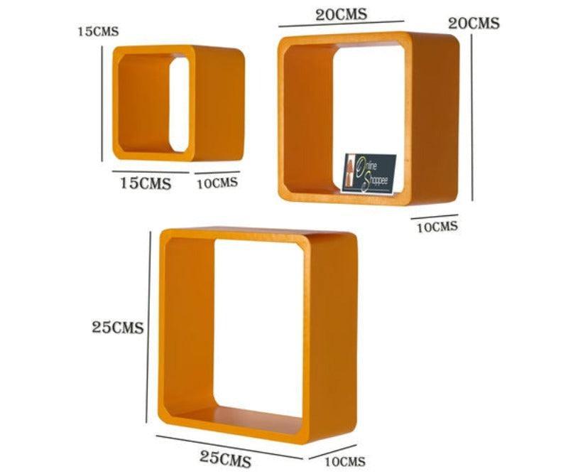 Square Nesting MDF Wall Shelves - WoodenTwist