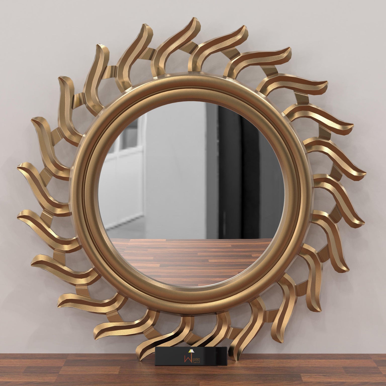 [Get60％ 0FF ]: Quick to Buy Wooden Wall Mirror Frames Design Online At ...