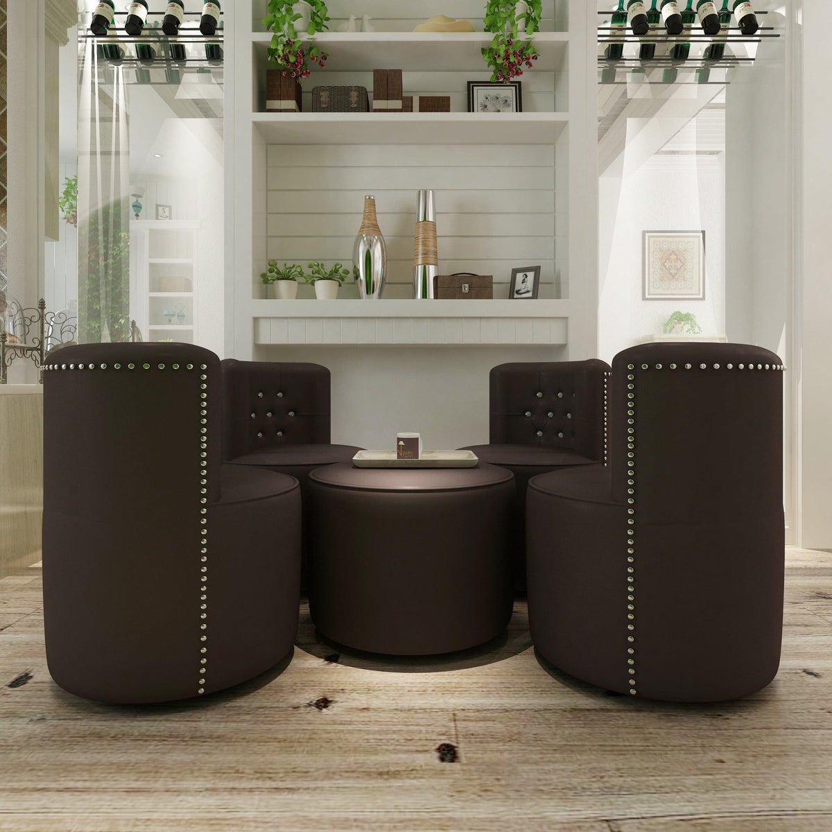 Four Single Seaters And A Table