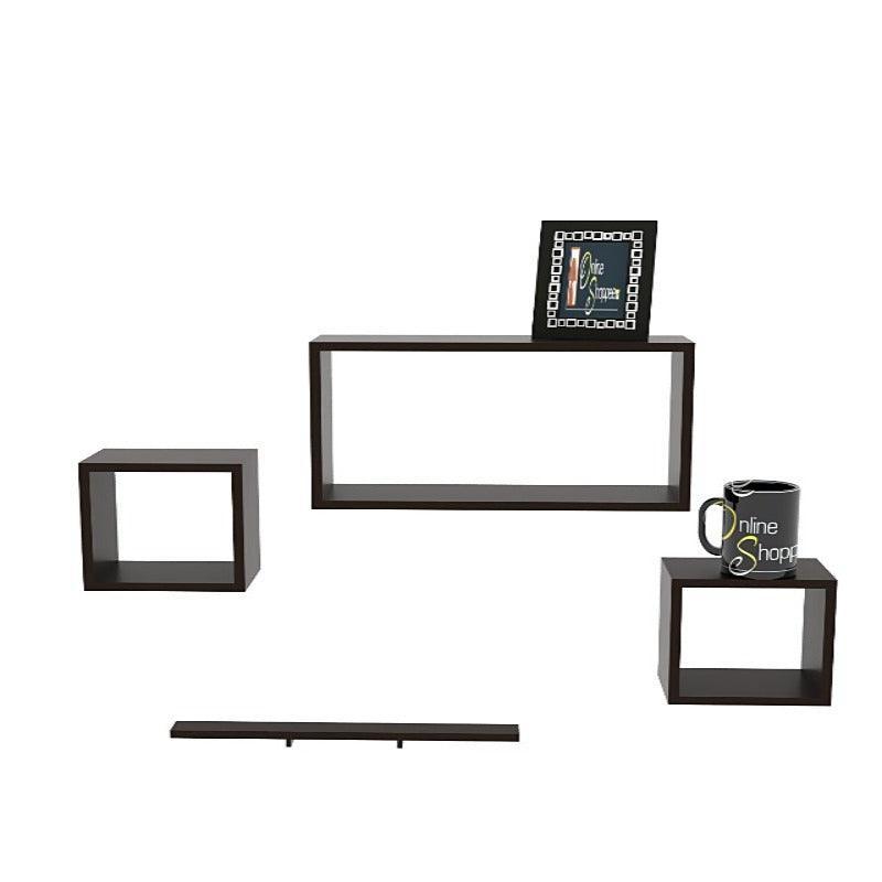 Rafuf Wooden Floating Wall Shelf with 4 Shelves - WoodenTwist