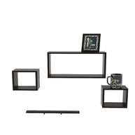 Rafuf Wooden Floating Wall Shelf with 4 Shelves - WoodenTwist