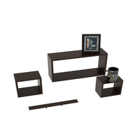 Rafuf Wooden Floating Wall Shelf with 4 Shelves - WoodenTwist