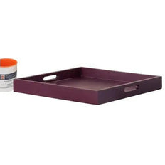 MDF wood serving tray dimensions 30.5 x 30.5 x 5 cm