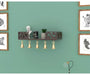 Wall Mounted wooden shelves