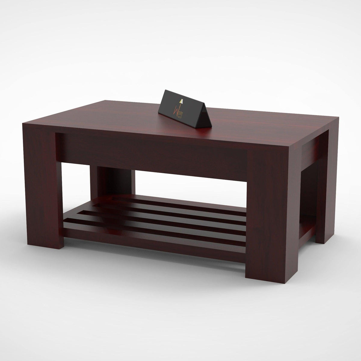 Solid Wood Quartz Coffee Table
