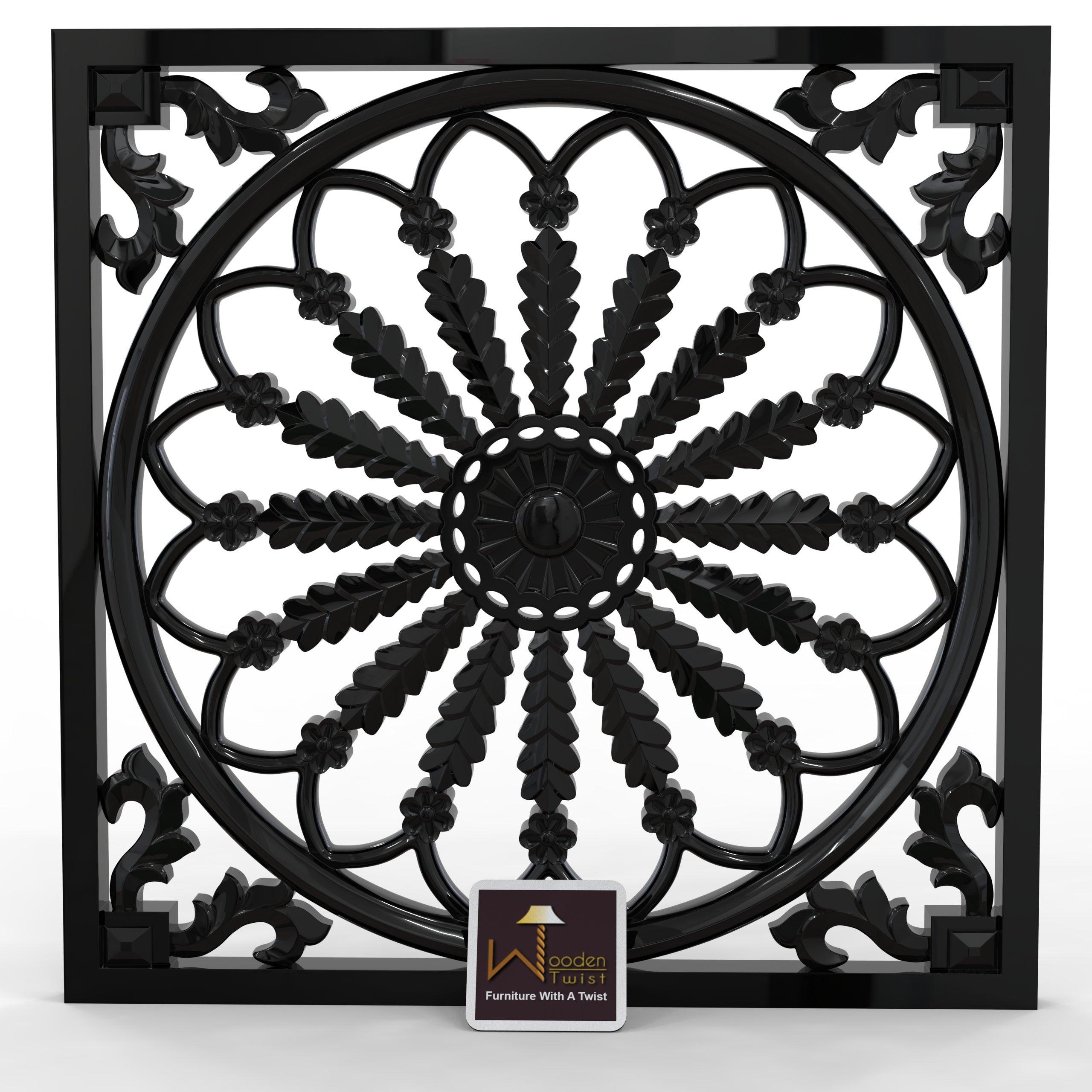Premium Wood Hand Carved Wall Panel - WoodenTwist