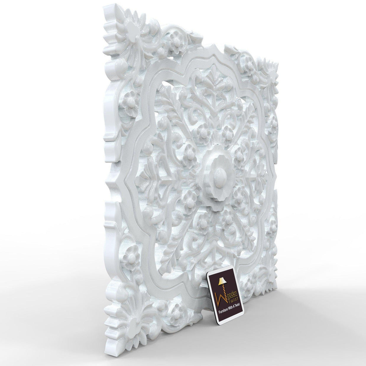 Premium Wooden Hand Carved Wall Panel - WoodenTwist