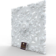 Premium Wooden Hand Carved Wall Panel - WoodenTwist