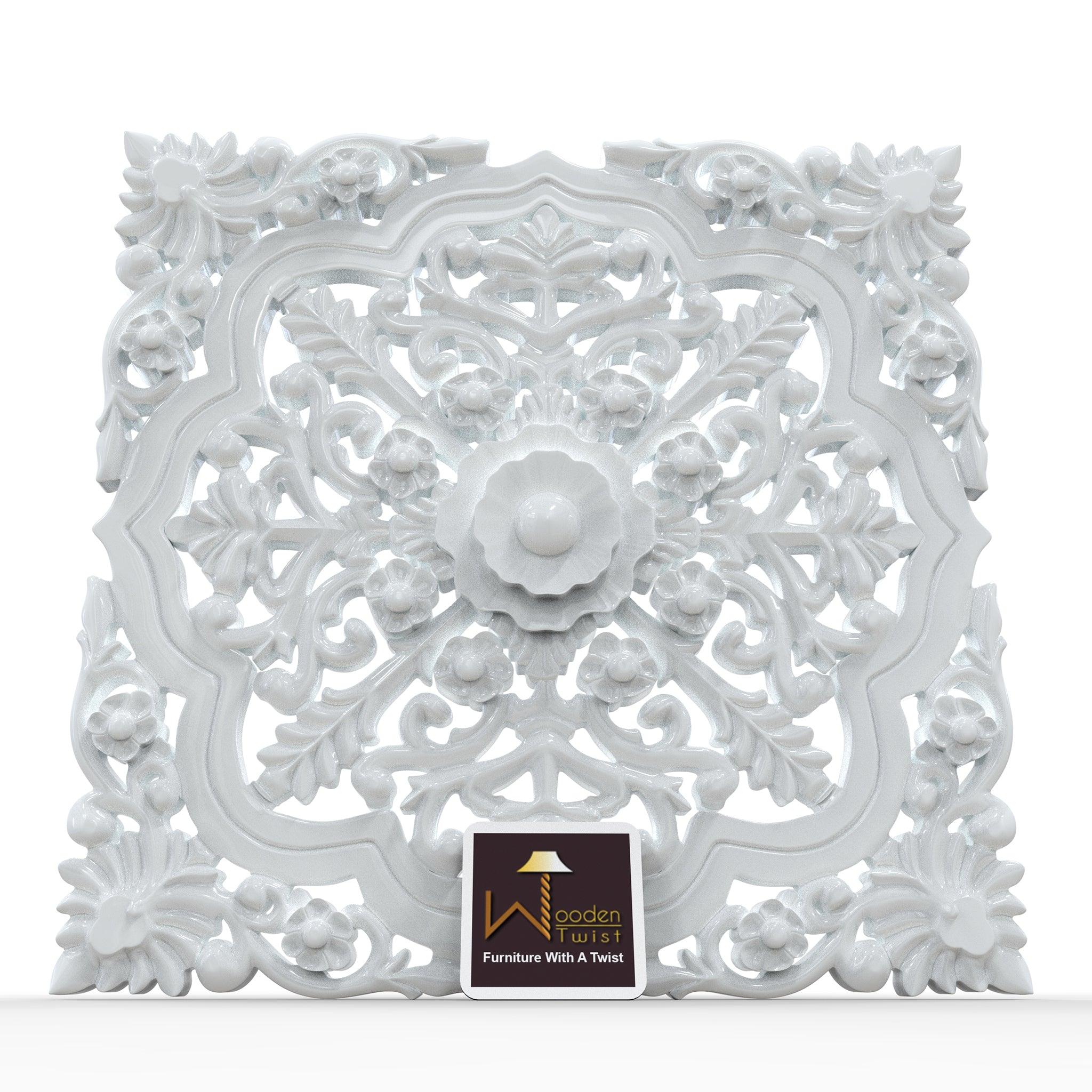 Premium Wooden Hand Carved Wall Panel - WoodenTwist